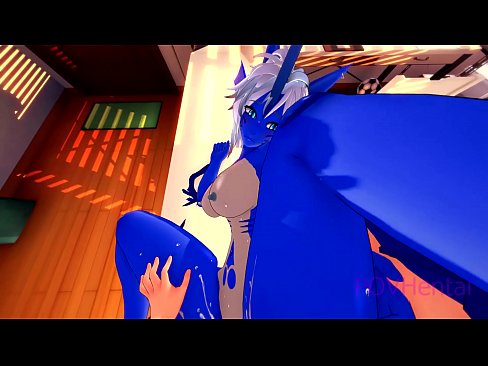 ❤️ Demon Fish Girl Monster ️❌ Endaþarmsmyndband hjá okkur ❌❤
